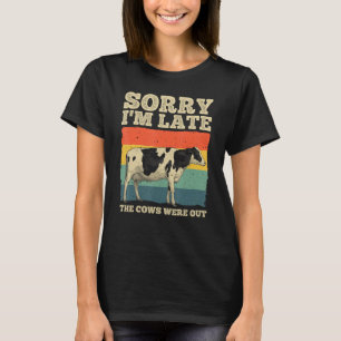 Grappige Koe Voor Mannen Vrouwen Koe Boer Kudde La T-shirt