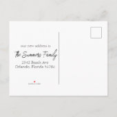 Grappige koe we gaan verhuizen aankondiging (Achterkant)