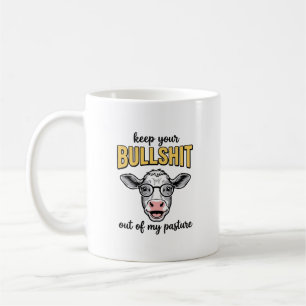Grappige Koe Weide Vintage Shirt Ontwerp_1 Koffiemok