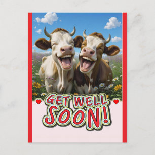 grappige koeien briefkaart