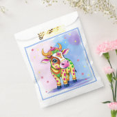 Grappige Koeien in Diwali Attire Bedankzakje (Gezegeld)