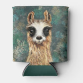 Grappige Koelbox Nieuwsgierig Speelse Llama Blikjeskoeler (Voorkant)