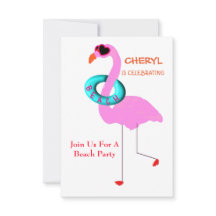 Grappige Koele Bril Pink Flamingo Strandfeest