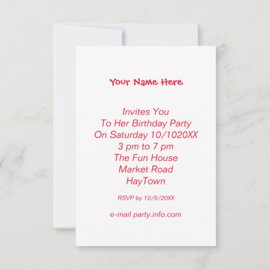 Grappige Koele Bril Pink Flamingo Strandfeest Kaart (Achterkant)