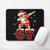 Grappige Koele Dabbing Kerstman Hawaii 67 Meme Ker Muismat (Met muis)