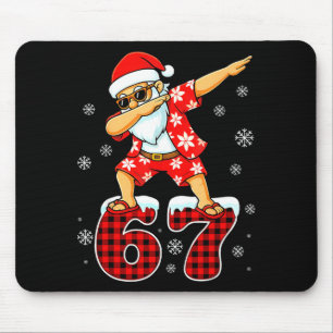 Grappige Koele Dabbing Kerstman Hawaii 67 Meme Ker Muismat