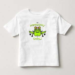 Grappige Koele Kikker Motto Cartoon Karakter Kinder Shirts