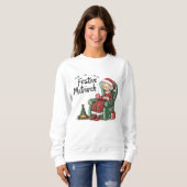 Grappige Koele Matriarchale Kerst Trui (Voorkant volledig)