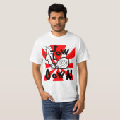 Grappige koele slakken cartoon t-shirt (Voorkant volledig)