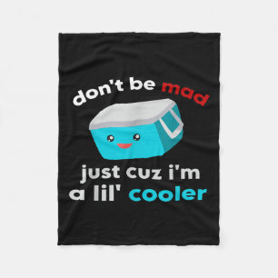 Grappige koeler niet boos worden alleen maar omdat fleece deken