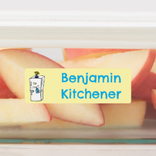 Grappige koelkast cartoon gepersonaliseerd labels