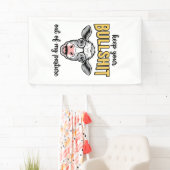 Grappige Koeweide Vintage Shirt Ontwerp_1 Spandoek (Insitu)