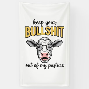Grappige Koeweide Vintage Shirt Ontwerp_1 Spandoek