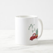 Grappige koffie achterstevoren EEFFOC mok (Voorkant rechts)