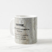 Grappige koffie achterstevoren gespeld is Eeffoc Koffiemok (Voorkant links)