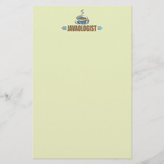 Grappige Koffie Briefpapier (Voorkant)