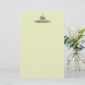 Grappige Koffie Briefpapier (Staand voorkant)