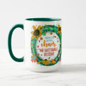 Grappige Koffie Chaos Trendy Inspirivity Stijlvol Mok (Links)