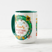 Grappige Koffie Chaos Trendy Inspirivity Stijlvol Mok (Voorkant links)