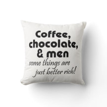 Grappige koffie, chocolade en mannen citaat