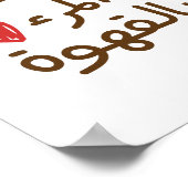 Grappige koffie citaten, grappige Arabische citate Poster (Hoek)