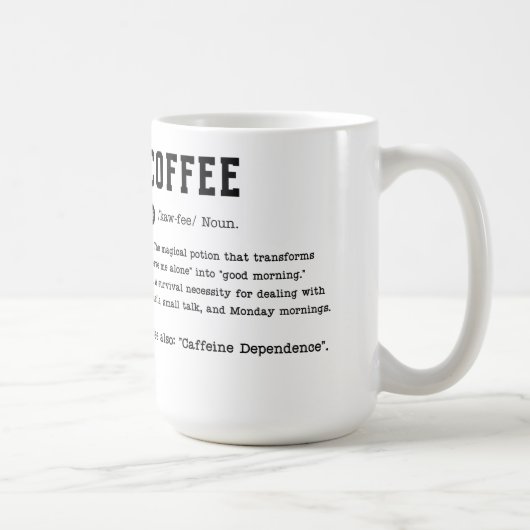 Grappige koffie - de magische Mok (Rechts)