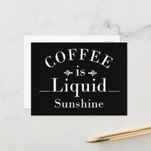 Grappige koffie drinker citaten feestdagenkaart