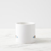 Grappige koffie espresso kop (Voorkant)