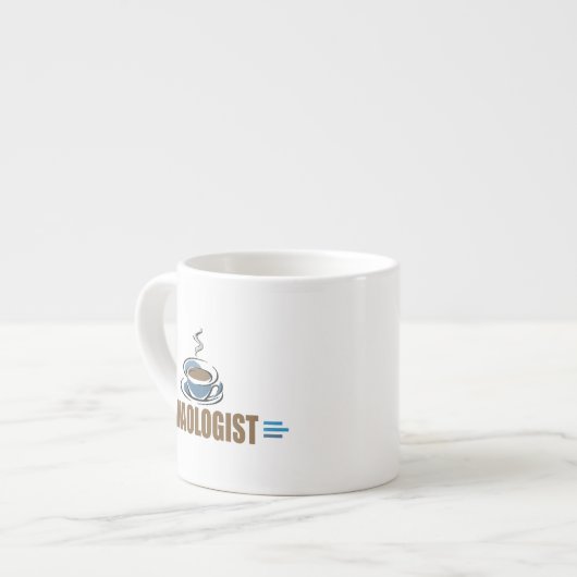 Grappige koffie espresso kop (Links)