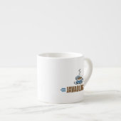 Grappige koffie espresso kop (Voorkant rechts)