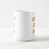 Grappige koffie Excel paniek herhaling Koffiemok (Center)