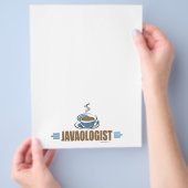 Grappige koffie flyer (Hand)