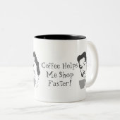 Grappige koffie helpt me om sneller Mok te kopen (Voorkant rechts)