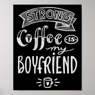 Grappige koffie helpt, sarcastische ochtend, voetb poster