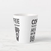 Grappige koffie is de belangrijkste maaltijd van d latte mok (Voorkant)