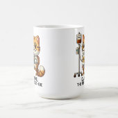 Grappige koffie IV-druppel cafeïne echte baas Koffiemok (Center)