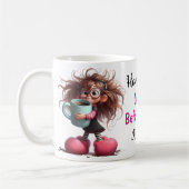 Grappige koffie klassieke mok, 330 ml koffiemok (Links)