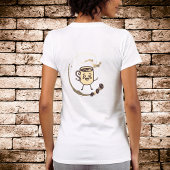 Grappige koffie liefhebber elke dag is beter met k t-shirt