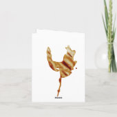 Grappige koffie liefhebber latte wensen kaart (Achterkant)