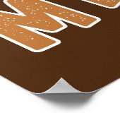 grappige koffie maakt me woordkunst poster (Hoek)