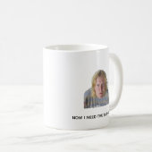Grappige koffie meme mok badkamer humor (Voorkant rechts)
