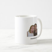 Grappige koffie meme mok – eerst koffie, dan chaos (Voorkant rechts)