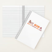 Grappige koffie moeder citaat - cafeïne chaos notitieboek (Binnen)