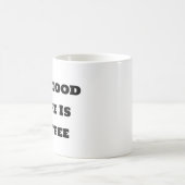 Grappige koffie Mok - Mijn bloedgroep is koffie (Center)