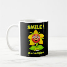 grappige koffie-mok "SMILE"