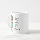 Grappige koffie Mok voor mannen (Voorkant links)