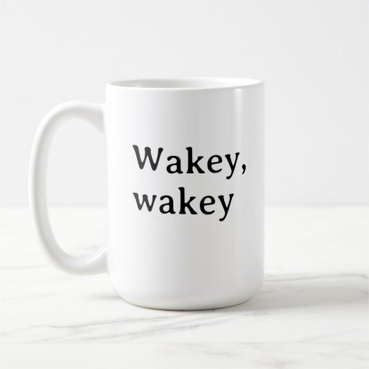 Grappige koffie- of theekop mok (Links)
