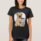 Grappige Koffie PUG Hondenliefhebbers Grafisch Car T-shirt (Voorkant)