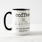 Grappige koffie Quote, Lover, Koffie Mok (Links)