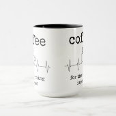 Grappige koffie Quote, Lover, Koffie Mok (Midden)